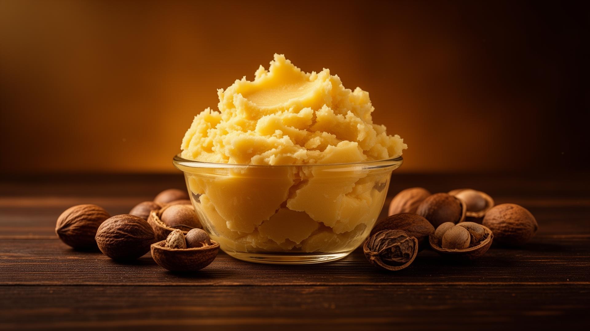 Refined shea butter with neutral colour suitable for advanced cosmetic formulations